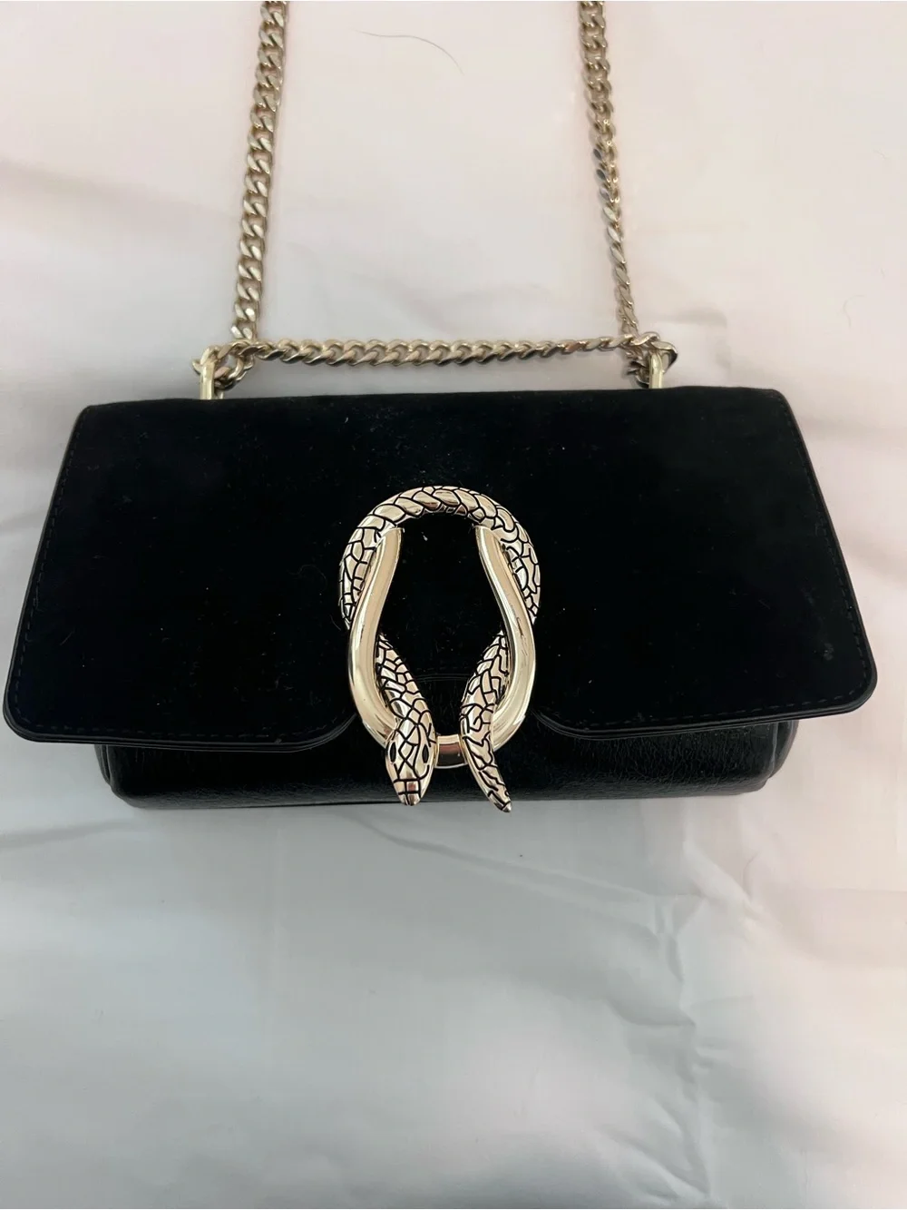 Express - Black Velvet Purse